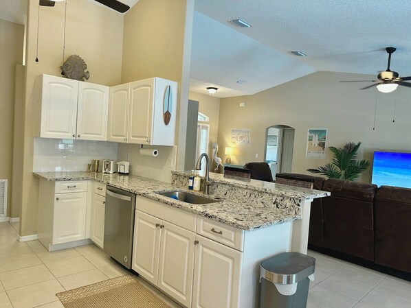Private kitchen - Pool Retreat & Minutes to the Beach! (Sebastian)