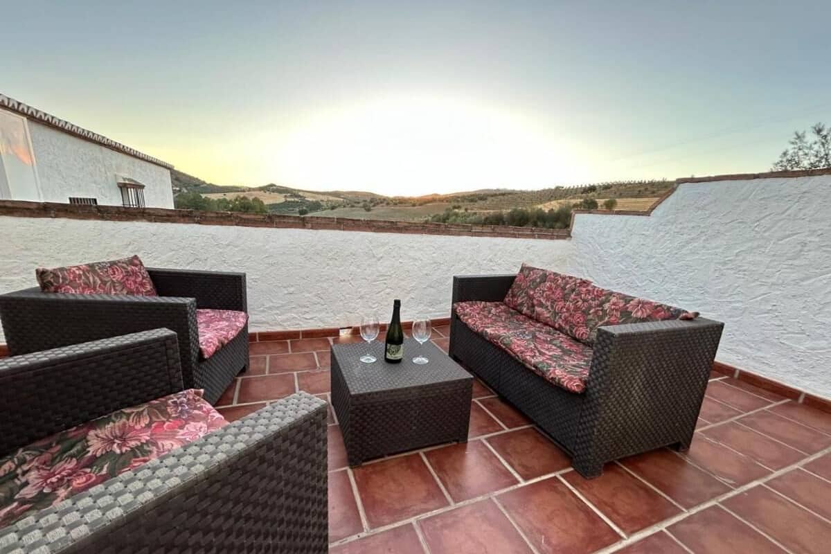 Eenvoudige tweepersoonskamer | Terras