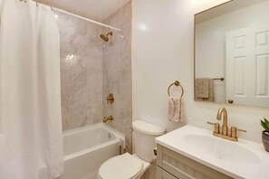 Shower, hair dryer
