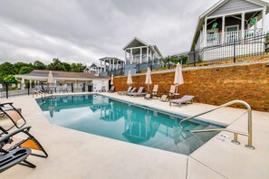 A heated pool - Lake Norman Getaway w/ Pool Access + Kayaking! (Sherrills Ford)