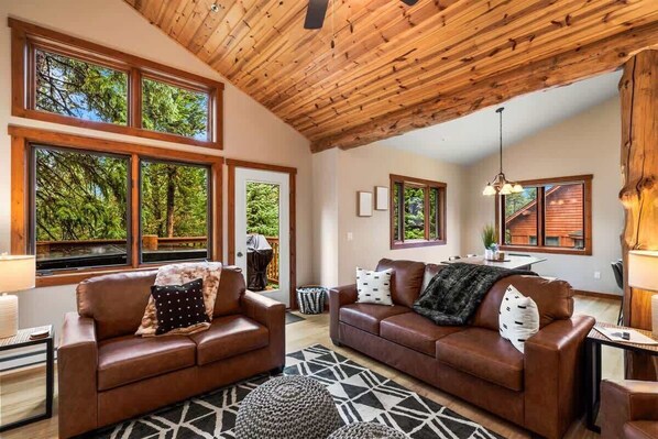 TV, fireplace, offices