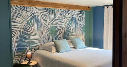 La Palme Bleue>2/4 pers+1 baby