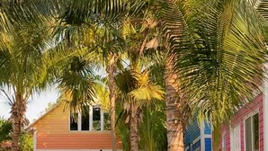 Bungalow Keluarga, pemandangan kebun | Pemandangan taman