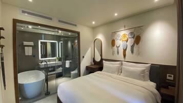 Studio Deluxe, balcon, vue jardin