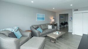 TV, DVD player, foosball