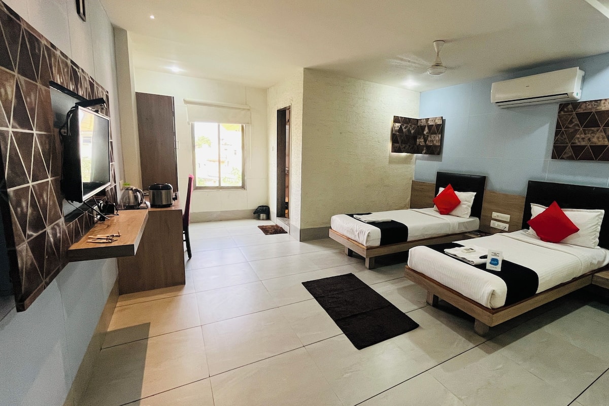 Habitación estándar con 2 camas individuales | 1 habitación, escritorio y wifi gratis