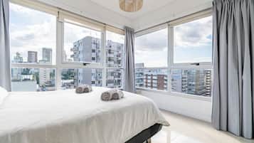 1 habitación, tabla de planchar con plancha, internet y ropa de cama