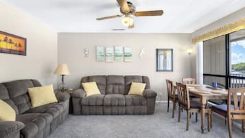 Condo, Multiple Beds, Patio (Sweet Summerhaven) | Living room | 42-inch TV with digital channels