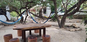 Terrace/patio - Great for Families, Kitchen, Beach one block (Holbox)
