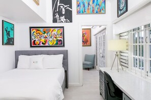 1 bedroom, desk, iron/ironing board, WiFi