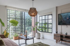 Living area - Urban Stylish 3 BedRoom / Daily cleaning (Guadalajara)