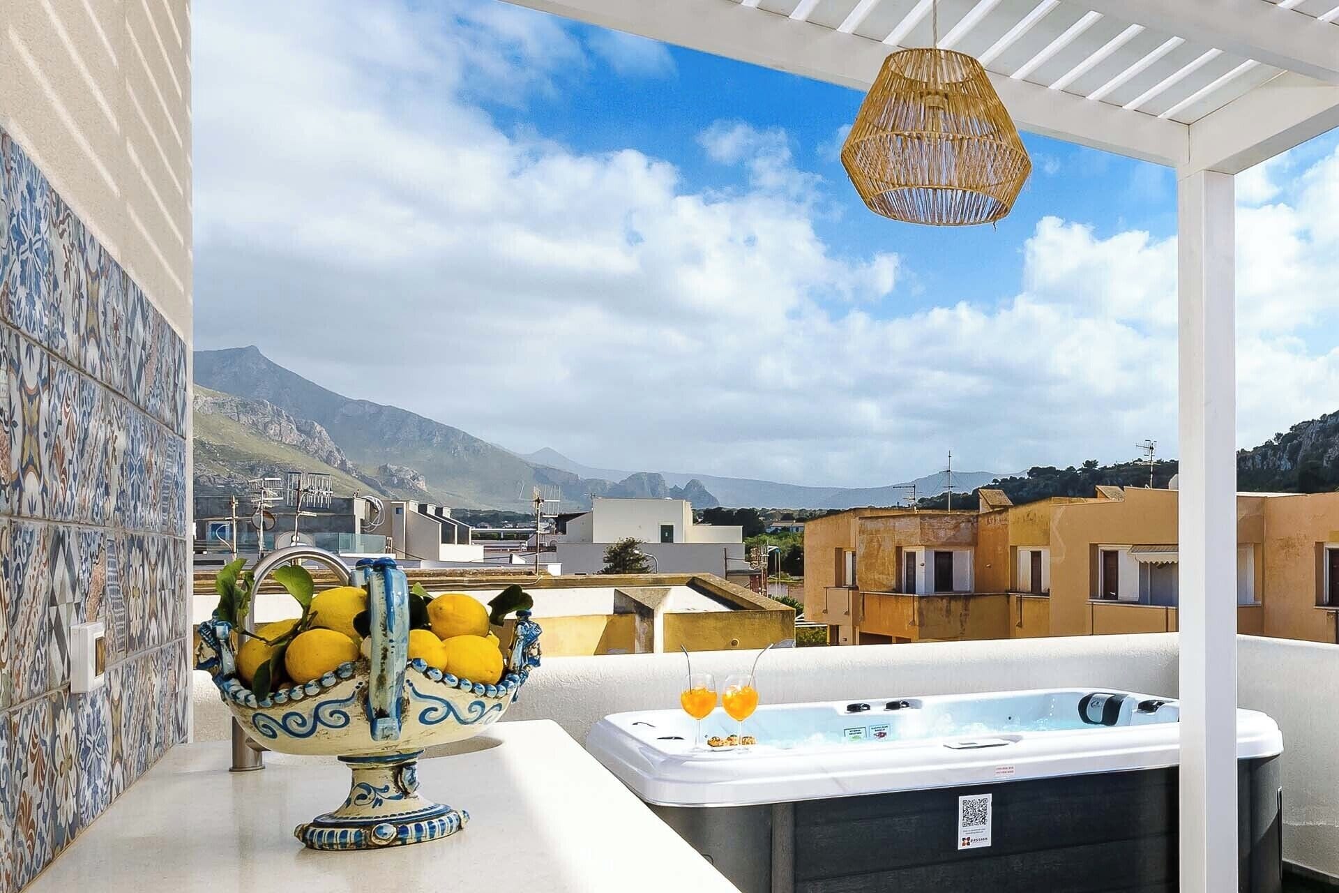 Bain à remous extérieur