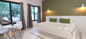 1 soverom, strykejern/-brett, wi-fi (inkludert) og sengetøy