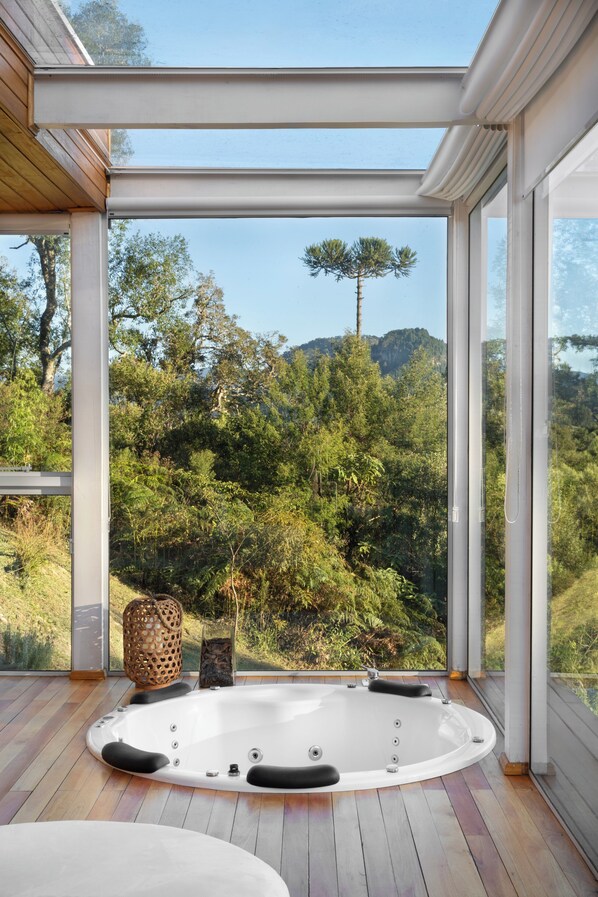 Cabin | Living area - Cabana Villa Arandú (Urubici)