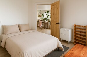 2 habitaciones, internet y ropa de cama