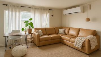 Télévision, cheminée