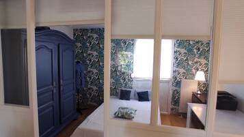 2 chambres, fer et planche Ă repasser, Wi-Fi, draps fournis