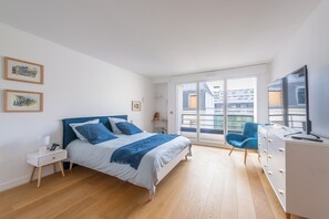 2 Schlafzimmer, Zimmersafe, Bügeleisen/Bügelbrett, Reisekinderbett