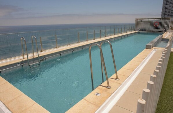 Pool - Dept. in Viña del Mar with incredible ocean views (Viña del Mar)