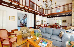 Fireplace, table tennis