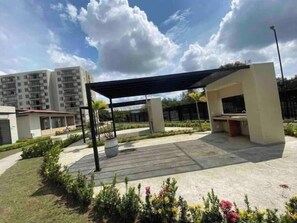 Terrace/patio - Nice apartment in Ricaurte with 2AC and parking space. (Ricaurte)