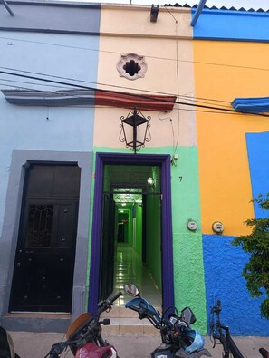 Majoituspaikan julkisivu