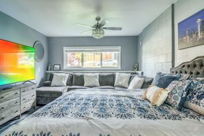 3 bedrooms, iron/ironing board, WiFi, bed sheets