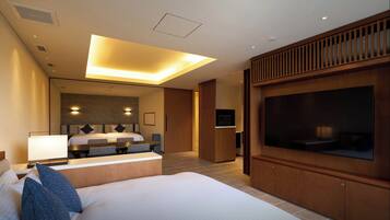 Suite, Ocean View, Garden Area | 1 bedroom, down comforters, in-room safe, blackout drapes