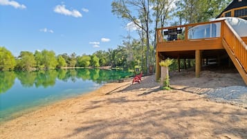 Private beach