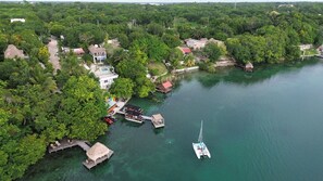 Front of property - XO Frente Laguna Bacalar -Gratis Kayyaks (Bacalar)