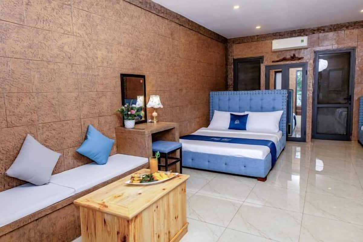 1 quarto, roupas de cama premium, frigobar, cofres nos quartos