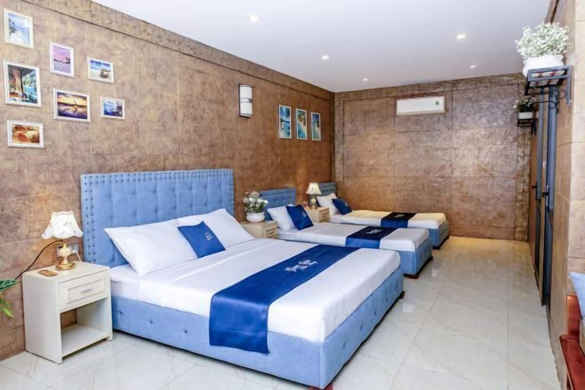 1 quarto, roupas de cama premium, frigobar, cofres nos quartos
