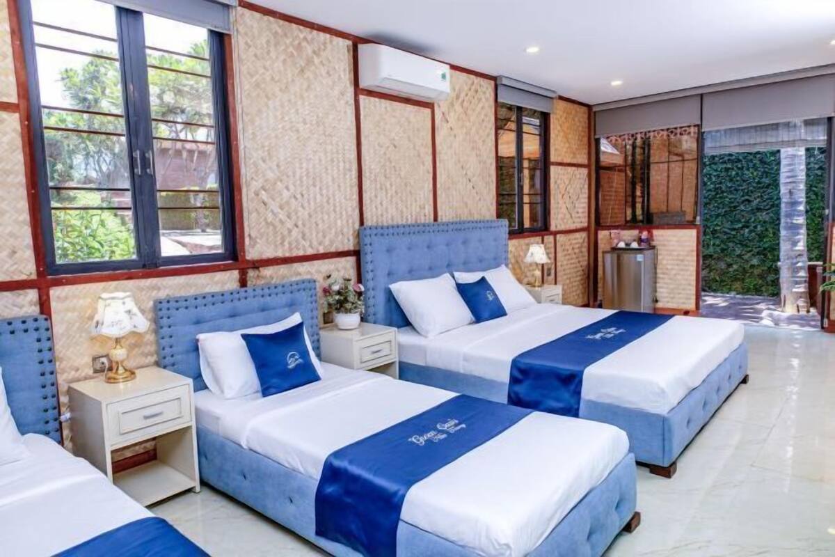 1 quarto, roupas de cama premium, frigobar, cofres nos quartos