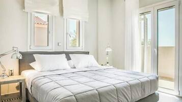 2 slaapkamers, een kluis op de kamer, een strijkplank/strijkijzer