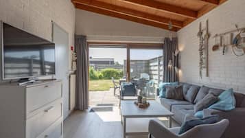 Klassieke bungalow, 3 slaapkamers | Woonkamer