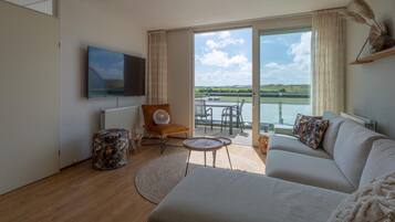 Elite-Apartment, 1 Schlafzimmer | Wohnzimmer