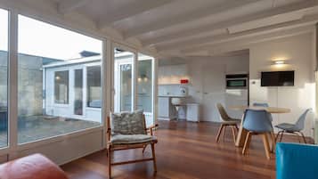 Klassieke bungalow, 1 slaapkamer | Woonkamer