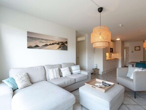 Appartement luxueux, 2 chambres | Salle de séjour