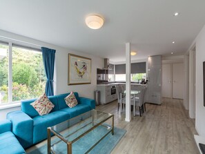 Classic-Bungalow, 3 Schlafzimmer | Wohnzimmer