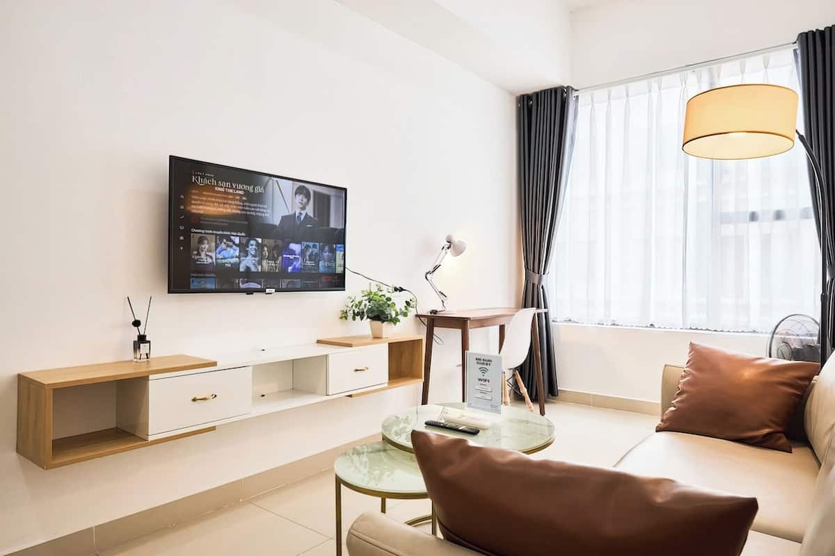 Deluxe Apartment, 1 Bedroom, Patio, City View | View from room