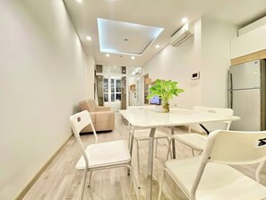 Superior Apartment, 2 Bedrooms, Kitchen, City View | Desk, laptop workspace, blackout drapes, soundproofing - Modern Apartment - Garden Gate (Ho Chi Minh City)