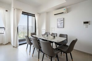 Superior Apartment, 3 Bedrooms, Kitchen, City View | Desk, laptop workspace, blackout curtains, soundproofing - GEM EMERALD - Celadon City Tan Phu (Ho Chi Minh City)