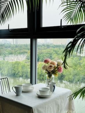 Superior-Apartment, 1 Schlafzimmer, Küche, Stadtblick | Blick auf die Stadt