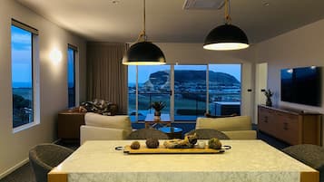Luxury Villa, Sea View | Living area | Flat-screen TV