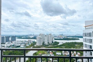 Superior Apartment, 3 Bedrooms, Kitchen, City View | View from room - The Sun Avenue - Lalaland & Chill Sky Pool (Ho Chi Minh City)