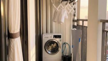 Superior appartement, 2 slaapkamers, keuken, uitzicht op de stad | Terras