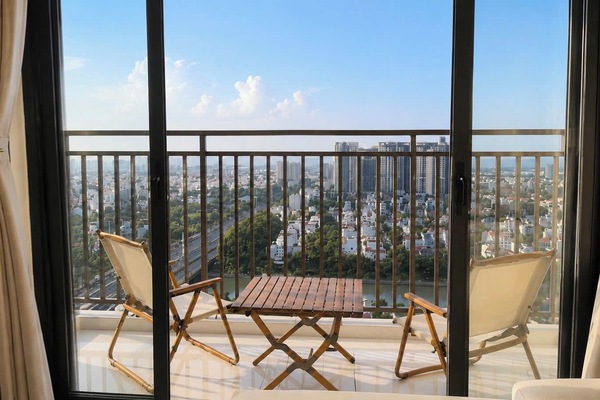Superior Apartment, 2 Bedrooms, Kitchen, City View | Terrace/patio