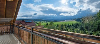 Maison de vacances "Ferienhäusl" avec vue sur les montagnes, terrasse privée et Wi-Fi