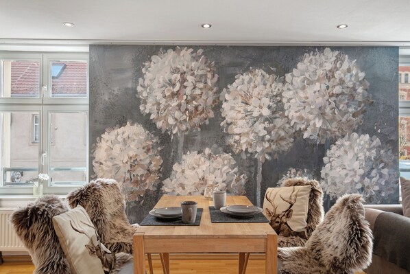 Dining - Apartment 'Klosterperle' with Wi-Fi (Neuruppin)