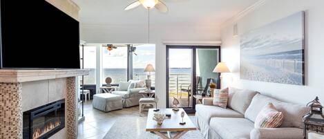 Smart TV, DVD player, stereo